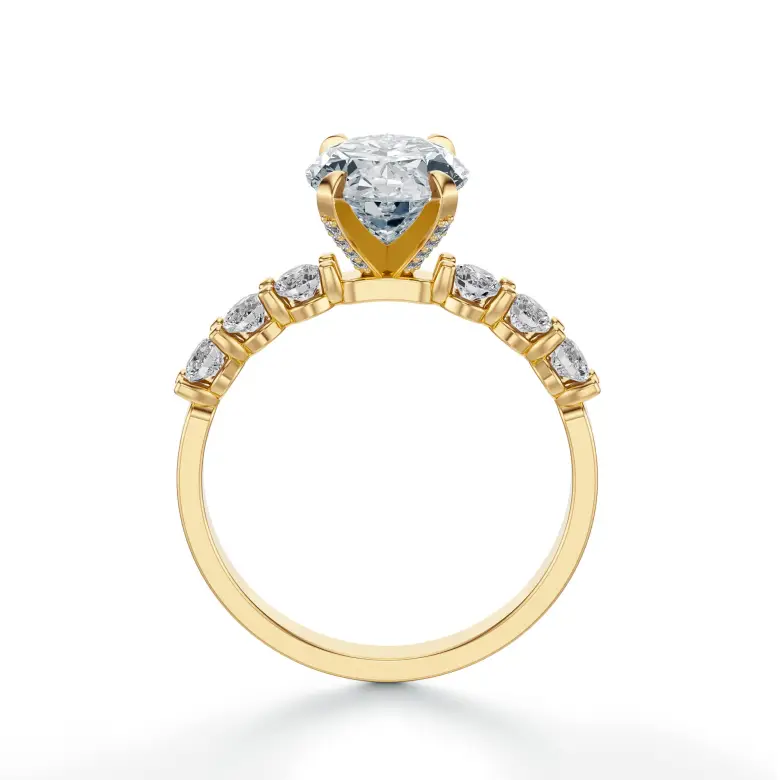 Pierścionek zaręczynowy z dużym diamentem SBP_038